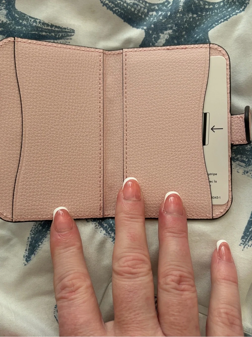 Kate Spade New York Pink MagSafe Magnetic Wallet Card Holder NIB